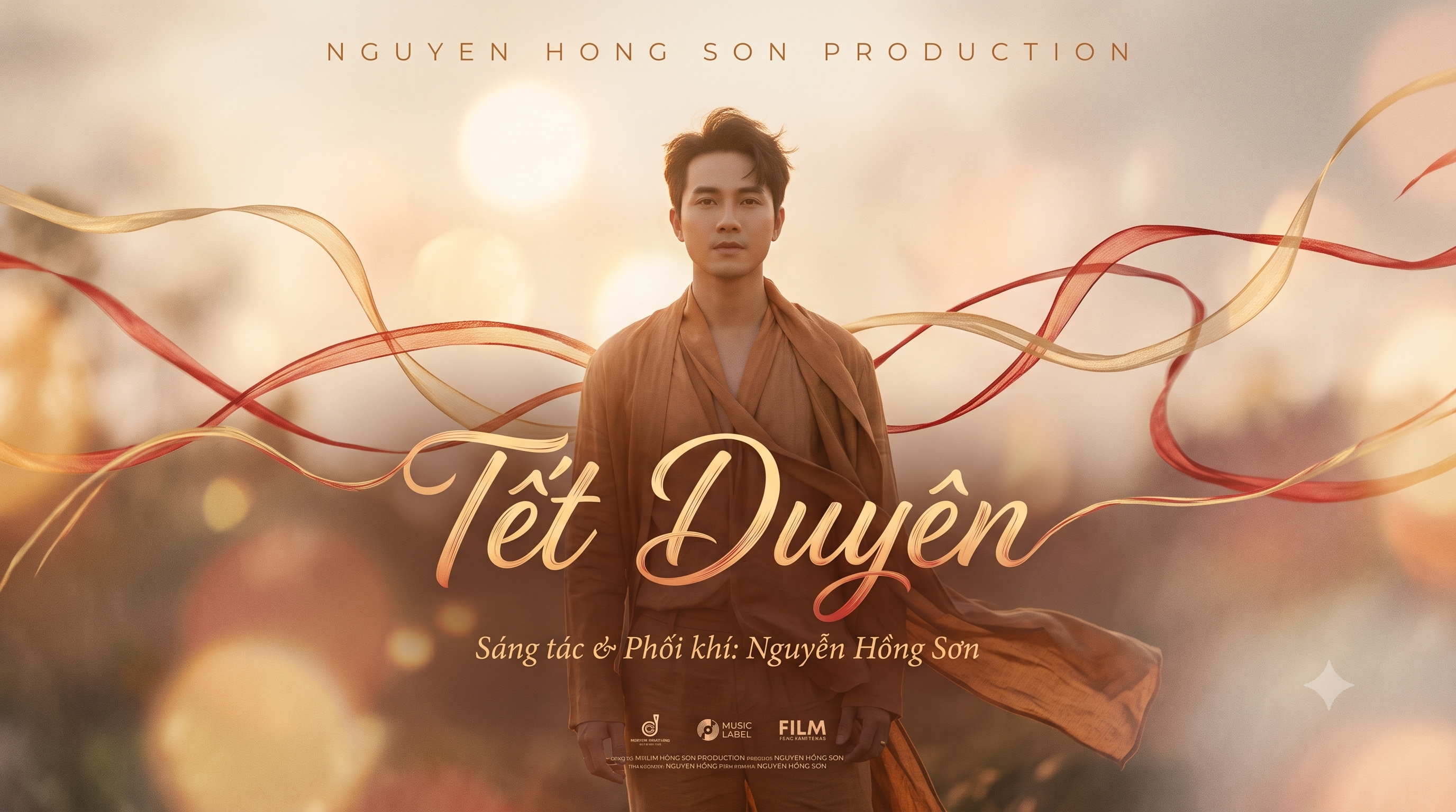 Artwork bài hát Tết Duyên mang màu sắc rực rỡ